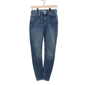 We The Free Womens 27 Skinny Jeans Medium Wash High Rise High Waist Stretch